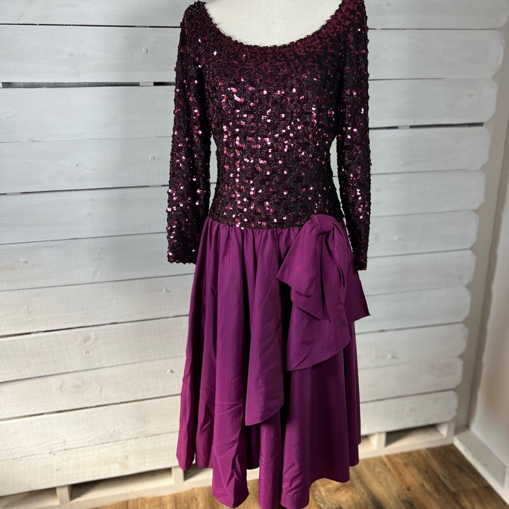 Vintage 60s Lilli Diamonds California Sequin Dress
